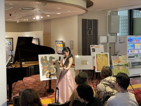 Artから聴こえるArtの世界「こころがそまるミニライブ」開催