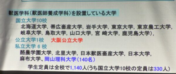 獣医師の世界を体験しよう！「獣医師を目指すには」（中学生・高校生）